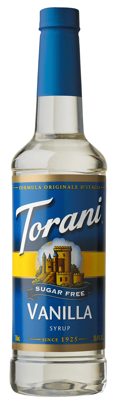 Torani Sugar Free Vanilla Syrup, Coffee Flavoring, Drink Mix, 25.4oz