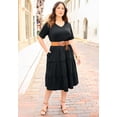 thumbnail image 2 of Catherines Women's Plus Size Gauze Crochet Tiered Dress, 2 of 2