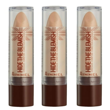 Pack of (3) Rimmel Hide The Blemish Concealer (w/clear cap) Golden Beige