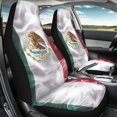 thumbnail image 4 of XYZCANDO Mexican Flag Car Seat Covers 2 Pack Protector Car Front Seat Covers Car Interior car Front Seats, Lightweight Non-Slip SUV Van, 4 of 9