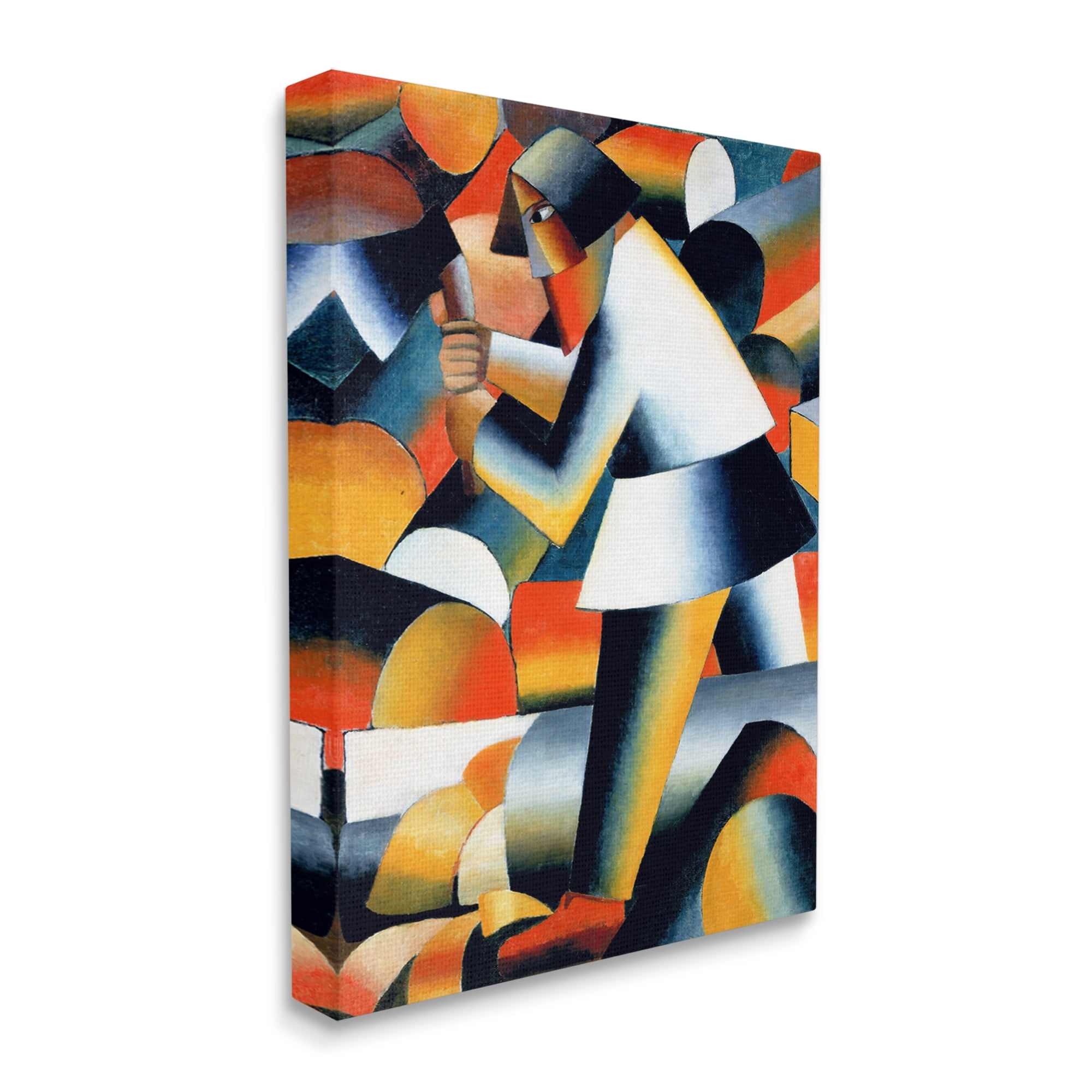 Stupell Industries Farmer Kazimir Melevih Classic Abstract Painting Painting Gallery Wrapped Canvas Print Wall Art, Design by one1000paintings