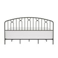 thumbnail image 2 of Hillsdale Furniture Riverbrooke Bronze Metal Arch Scallop King Bed, 2 of 11