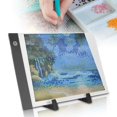 thumbnail image 1 of Wchiuoe Ensemble de Boîte Lumineuse LED A4 pour Peinture, Kit de Panneau Lumineux LED à Luminosité Réglable Alimenté par USB avec Clips et Support, 1 of 8