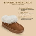 thumbnail image 4 of bebe Toddler Girls' Platform Boots – Microsuede Bootie with Faux Fur, Comfy Platform Shoes for Toddlers, 4 of 9