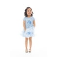 thumbnail image 4 of Bluey Toddler Girl Tiered Tutu Dress with 3D Butterflies, Sizes 12M-5T, 4 of 15