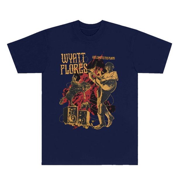 Wyatt Flores Bienvenido a las llanuras Camisetas Verano Mujeres Hombres Moda Streetwear Camiseta de manga corta