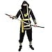 thumbnail image 3 of Men's Golden Dragon Ninja Costume, 3 of 4