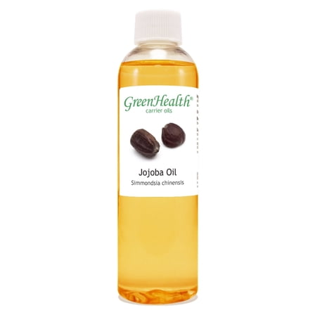 GreenHealth Jojoba Carrier Oil 4 fl oz Clear Plastic Bottle with Cap