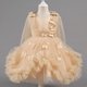 thumbnail image 2 of Odeerbi 1-9 Años Niñas 3D Mariposa Tul Vestido de Manga Larga Ruffle Alto Vestido de Princesa Bajo Para La Fiesta de Boda Cumpleaños, 2 of 9