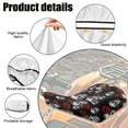 thumbnail image 6 of Uorisanigo ATV Seat Cushion Cover Water-Resistant Skull Rose Print Seat Cover Breathable Protection Accessories All-Weather Protection & Comfort Decor Easy to Install, 6 of 7