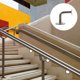 thumbnail image 2 of 4Pcs Stainless Steel Staircase Handrails Wall Hanger Handrail Holder Rack, 2 of 4