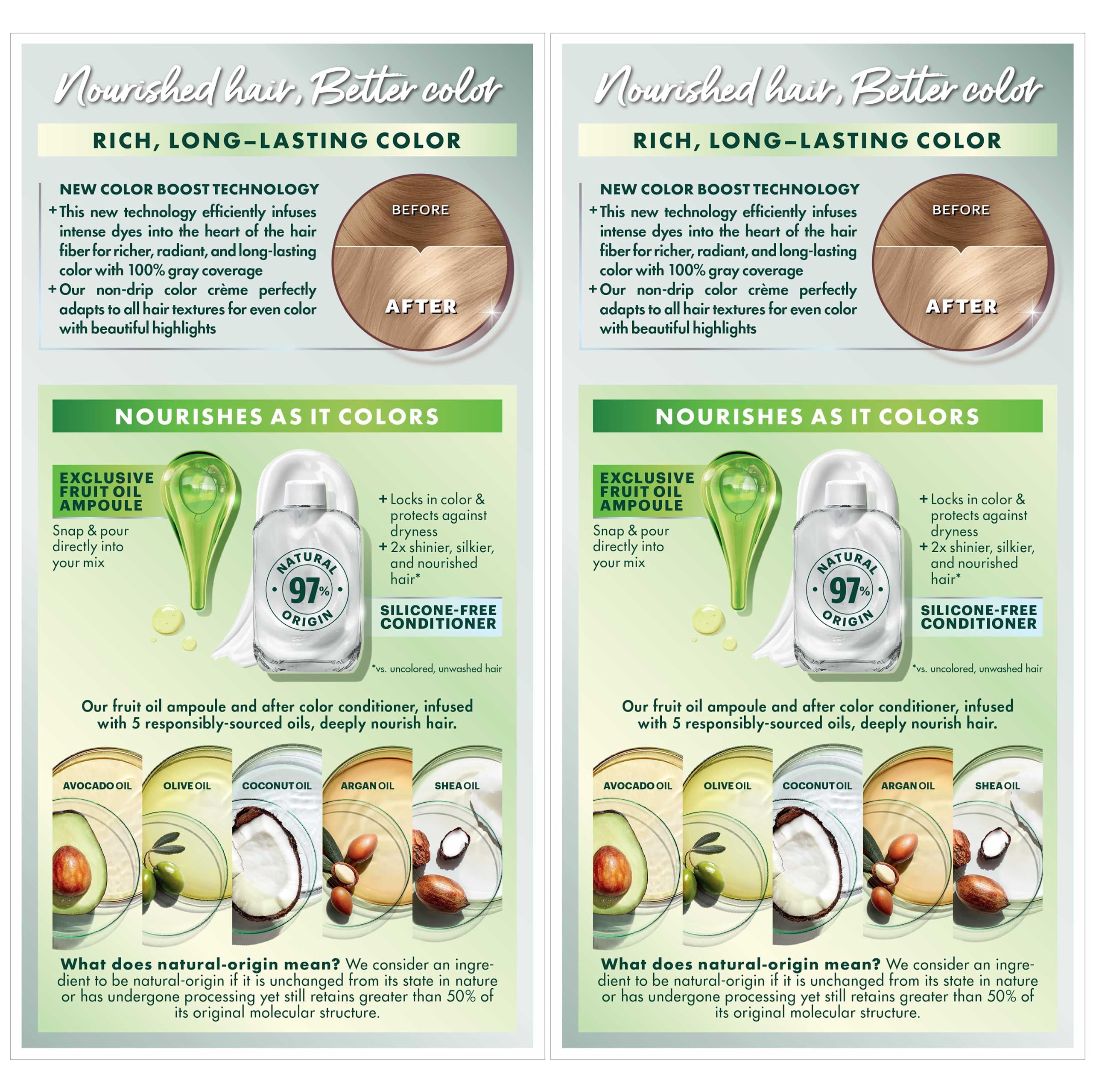 Garnier Hair Color Nutrisse Nourishing Creme, 111 Extra-Light Ash Blonde (White Chocolate) Permanent Hair Dye, 2 Count (Packaging May Vary)