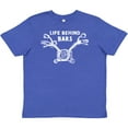 thumbnail image 3 of Inktastic Life Behind Bars Motorcycle Youth T-Shirt, 3 of 5