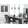 thumbnail image 6 of 8ft - 16ft Modern Designer Conference Room Table and Chairs Set (16ft Table & 14 Chairs (Chrome Base) , Textured Mocha), 6 of 6