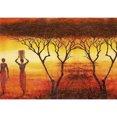 thumbnail image 3 of Startonight Mural Wall Art African Theme Illuminated Abstract Wallpaper Photo 5 Stars Gift Large 10 x 28,82 ‘’ x 50,4 ‘’ Total 8’4”x 12', 3 of 4