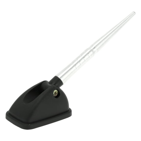 Unique Bargains 1 Pc Car Dummy Antenna with Base for Auto Truck ABS Roof Mount Antenna Decoration Only Black Silver Tone