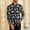 Black, variant on Zysthvn Casual Collared Shirts for Men Vacation Fall Long Sleeve Tshirts for Men Printed Turn Down Collar Comfy Button Stretch Tops