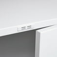 thumbnail image 6 of Office File Cabinets Metal Printer Stand with Storage Mobile Printer Tables for Small Spaces with Door Adjustable Shelf File Cabinet on Wheels for Home Office (White),Metal File Cabinets, 6 of 19