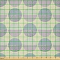 thumbnail image 2 of Ambesonne Pastel Fabric by the Yard Microfiber, Modern Dotted and Striped, 5 Yards, Lilac and Lavender Blue, 2 of 2