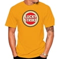 thumbnail image 1 of Camiseta de cigarrillo Lucky Strike para hombres, camisa Vintage nostálgica de algodón para fumar, Camiseta estampada de bronceado, camisetas de moda con cuello redondo Fivean unisex, 1 of 2