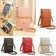 thumbnail image 1 of Bolso de Hombro de Piel, Porta Celular con Pantalla Táctil, Compacto | Ligero y Elegante, con Múltiples Compartimentos, Correa de Hombro Incluida | Ideal para Trabajo, Viajes, Reuniones y Eventos, 1 of 2