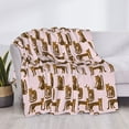 thumbnail image 3 of Disketp Leopard Print Flannel Blankets - Thick and Warm Blanket for Winter, Soft Fuzzy Plush King Blanket for All Seasons40"x30", 3 of 6