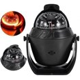 thumbnail image 2 of Black electronic LED digital compass, car and boat navigation compass, suitable for outdoor camping, hiking and mountaineering, 2 of 5