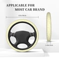 thumbnail image 3 of Fotbe Green Pears Funda para Volante Universal de 15 pulgadas, Accesorios para Auto para Hombre y Mujer, Protector de Volante Cómodo para SUV y Sedán, 3 of 6
