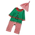 thumbnail image 2 of Trajes de Bebé Ropa Niños Sombrero de Mameluco Gorro Set Navidad - 100cm, 2 of 8