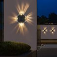 thumbnail image 3 of Lámpara LED de barandilla para valla, luces decorativas RGB/cálidas/blancas para jardín con encendido/apagado automático JShteea El nuevo, 3 of 9