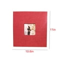 thumbnail image 3 of BAOPAI Large Self Adhesive Magnetic DIY Photo Album with 40 Blank Pages for 4x6 and 8x10 Pictures Creative Window Design, 3 of 5