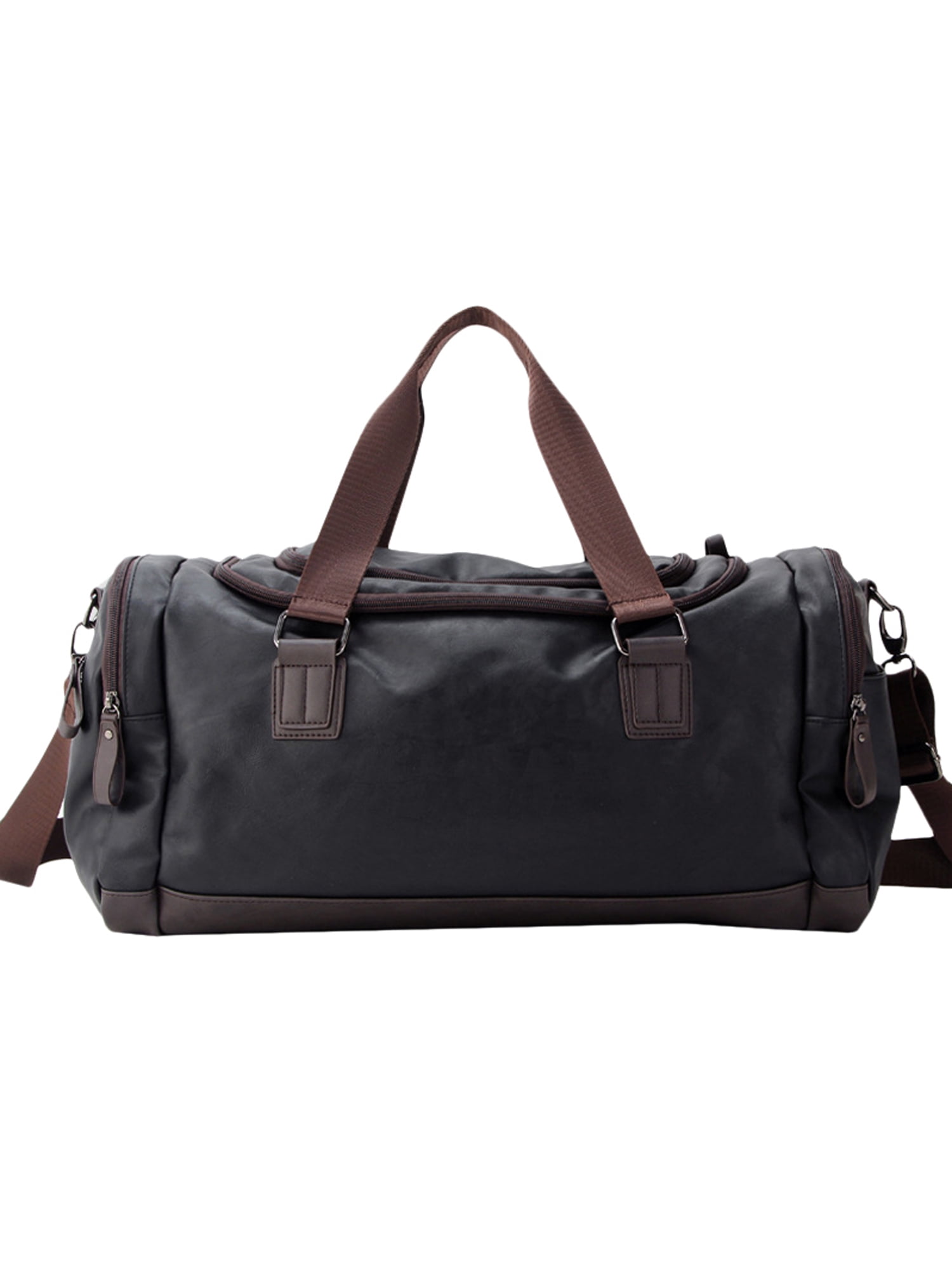 Gym Bag Sports Holdall Collage Of 36 Cat Heads Canvas Shoulder Bag Overnight Travel Bag for Men and Women