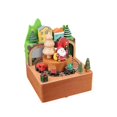 thumbnail image 3 of Wooden Music Box Holiday Gifts Music Box Figurine for Office Fireplace Party, 3 of 5