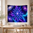 thumbnail image 5 of Moon Stars Cosmic with Fills Complex Luminous Network, Mystical Fantasy for Space Lovers, Galaxy Room Decor, Graduation Gift, Tapestry Wall Hanging for Bedroom and Dorm, 5 of 7
