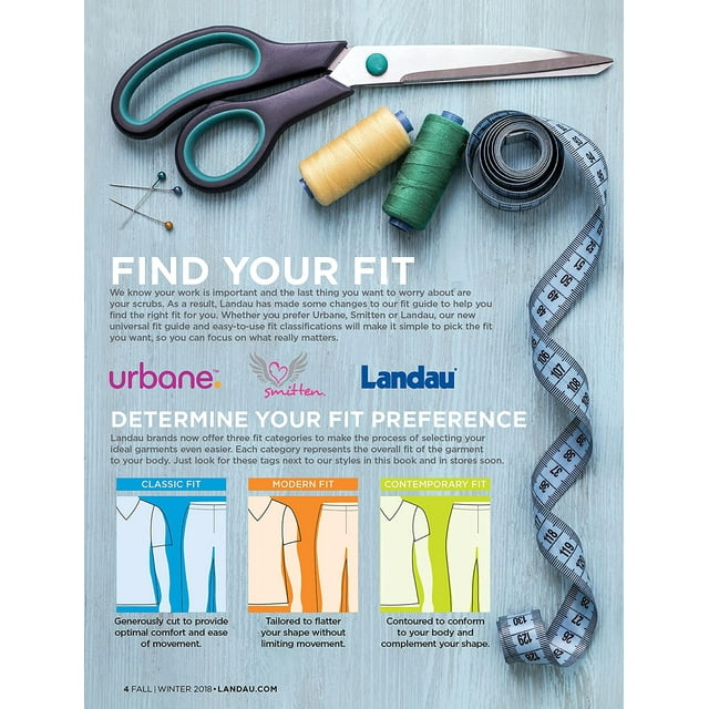 Landau Essentials Haut d'Uniforme à Boutons-Pression pour Femme, Coupe Classique Décontractée, Col en V, 4 Poches