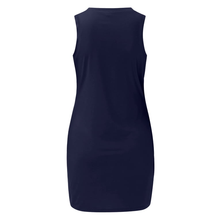 QLEICOM Women's 2023 Summer Dress Casual Sleeveless Round Neck Tight-fitting Mini Dress Beach Sundress Mini Flared Tank Dress Navy XXL, US Size:12 - Walmart.com QLEICOM Women's 2023 Summer Dress Casual Sleeveless Round Neck Tight-fitting Mini Dress Beach Sundress Mini Flared Tank Dress Navy XXL, US Size:12 - Walmart.com