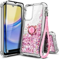 Nagebee For Gabb Phone 4 Pro Phone Case Screen Protector Ring Holder Wrist Strap Lanyard Glitter Liquid Phone Cover