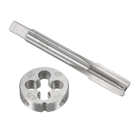 

Uxcell Metric Tap and Die Set Machine Thread Screw Tap with Round Die M9 x 0.75mm