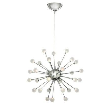 

Fredrick Ramond Fr44413 Impulse 30 Light 24 Wide Integrated Led Chandelier - Chrome