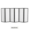 thumbnail image 6 of Red Lantern 4 ft. Short Double Cross Shoji Screen - Black - 6 Panels, 6 of 6
