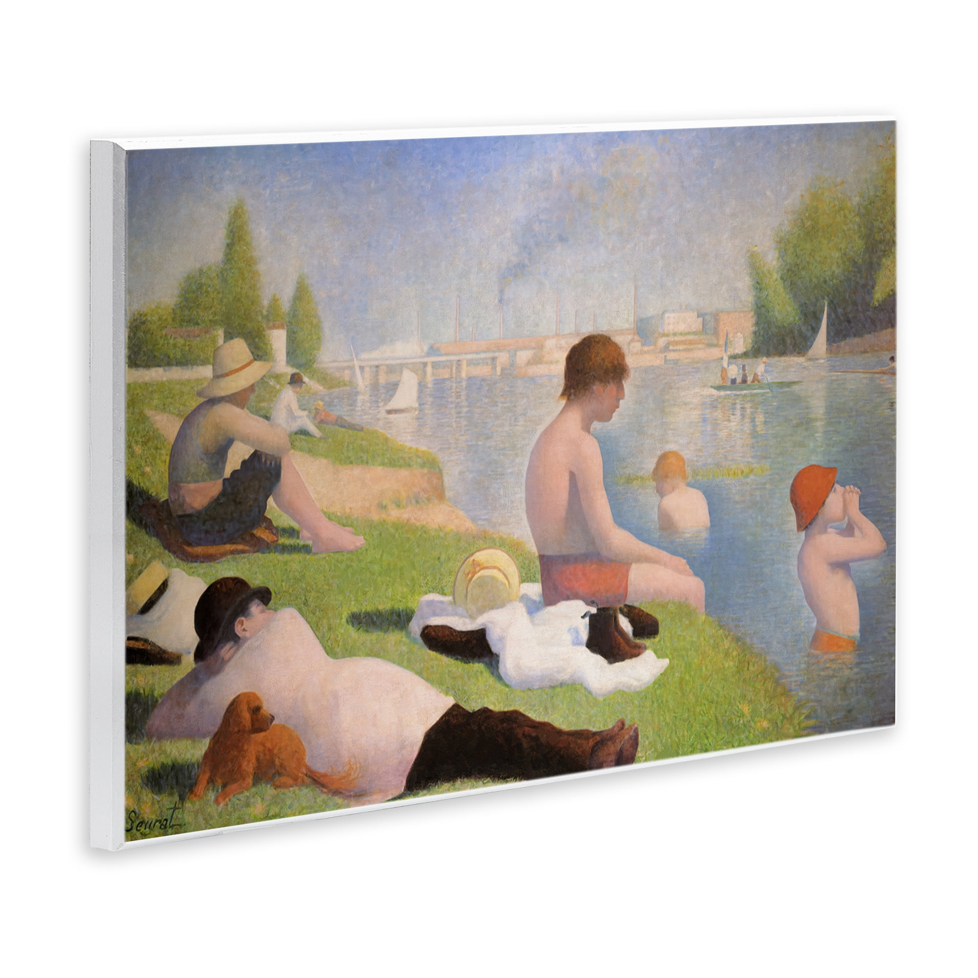 Stupell Industries Afternoon Bathers Georges Seurat Wall Plaque Art, design by Georges Seurat