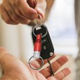 thumbnail image 4 of Llaveros Doble División Llavero Coche Herramienta EDC Aleación Aluminio para Hombres Y Mujeres, 4 of 9
