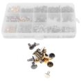 thumbnail image 1 of Clou Rond, 300 Ensembles Rivets en Cuir Double Rivets en Cuir Pinces à Punch Fonctionnalité Intelligente, 1 of 8