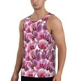 thumbnail image 2 of Xecao Orchids Flowers Men's Tank Top Workout Quick Dry Sleeveless Gym Jogging Muscle Shirts Summer Swim Beach Tops, 2 of 9