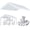 White, variant on Vanteriam 10'x20' Carport Canopy Replacement Top Cover for Car Garage Shelter Party Tent with Ball Bungees White (Only Top Cover, Frame is not Included)