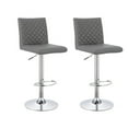 thumbnail image 2 of Best Master Furniture Bay Peak 46" Adjustable Swivel Barstool - White (Set of 2), 2 of 5