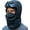 Black, variant on Winter Thermal Hat with Glasses, Detachable Windproof Fleece Mask & Goggles, Adjustable Strap for Skiing, Snowboarding & Outdoor Winter Sports