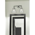 thumbnail image 2 of 208-PN-G63 Innovations Lighting Cone - 2 Light Bath Vanity In Industrial Style-10 Inches Tall and 16 Inches Wide-Polished Nickel Finish-Light Smoke, 2 of 4