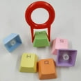 thumbnail image 4 of LAICAIW Double Shot PBT 37 Translucent Backlit Key Cap Set Keycaps for Mechanical Keyboards Cherry mx switches with Keycap Puller Rainbow Gradient, 4 of 7
