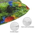 thumbnail image 3 of Lsque Pikmin Pattern Bedding Waterproof Pillow Protector Zippered Queen – Bed Bug Proof Pillow Encasement-16"x24", 3 of 6